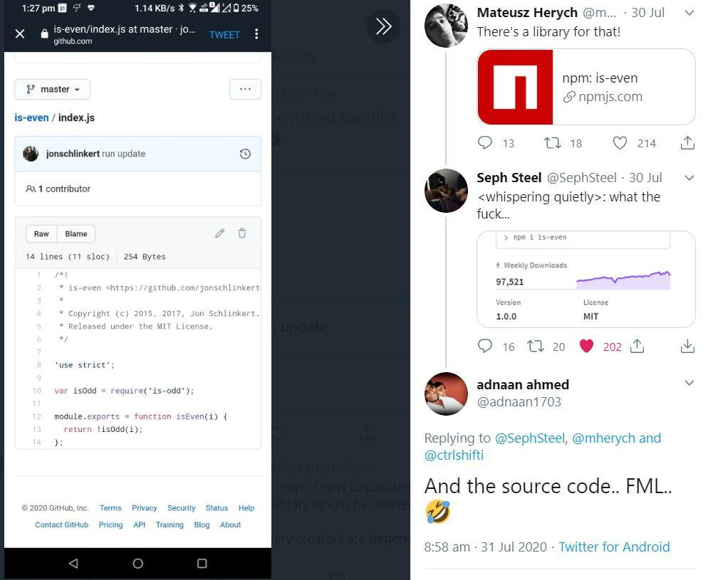 npm is even